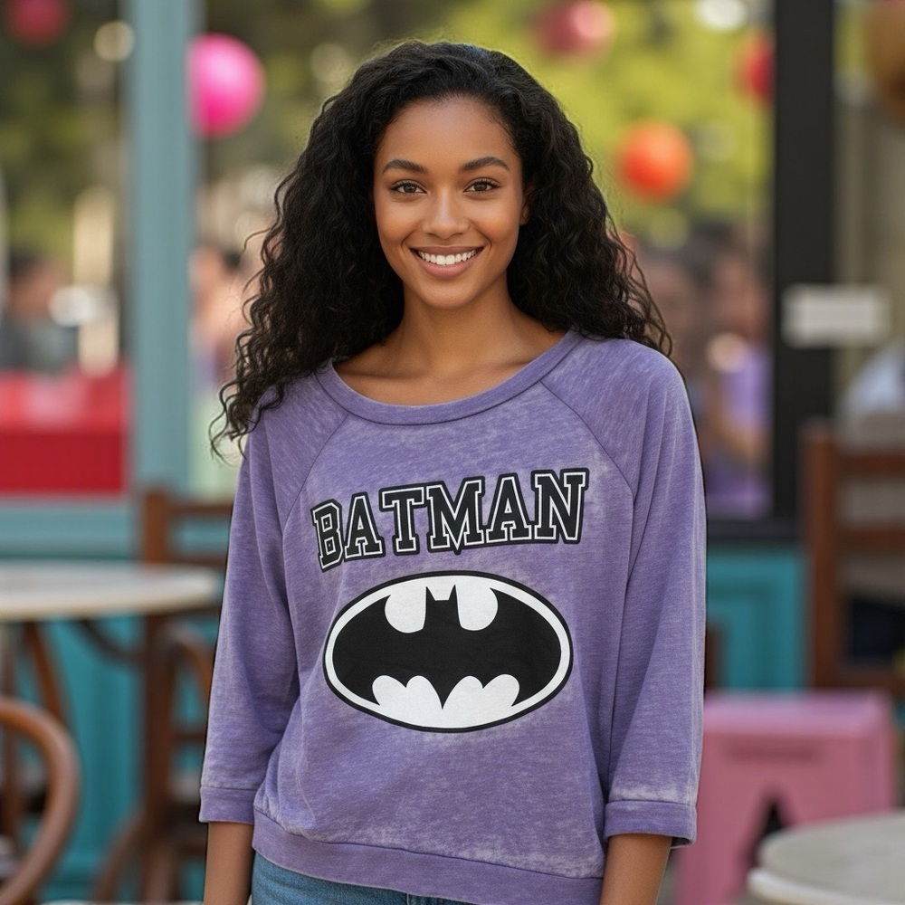 Purple Batman Licensed DC Comics juniors Top Dark Knight